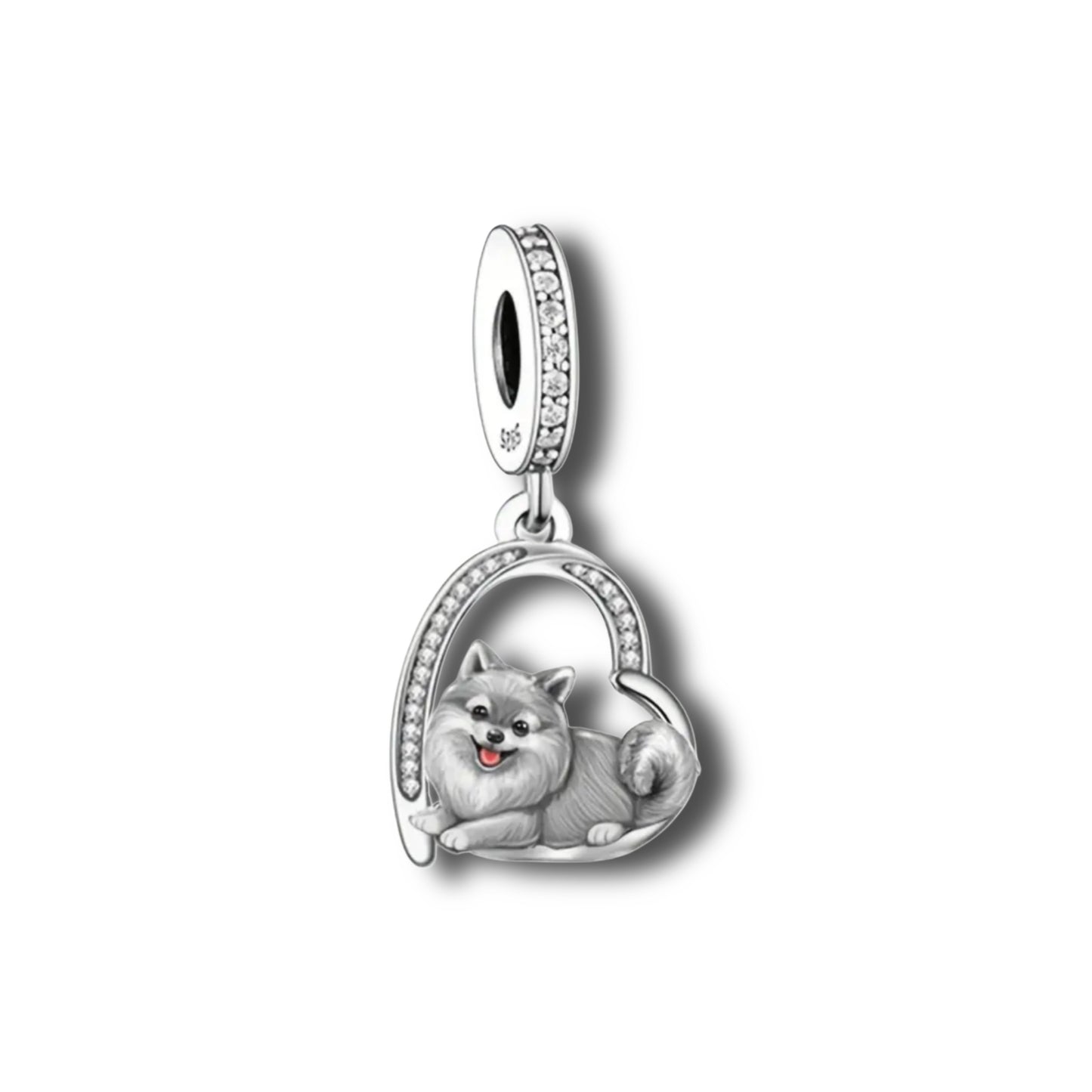 Charm Hund - 925 Silber Sterling // C17