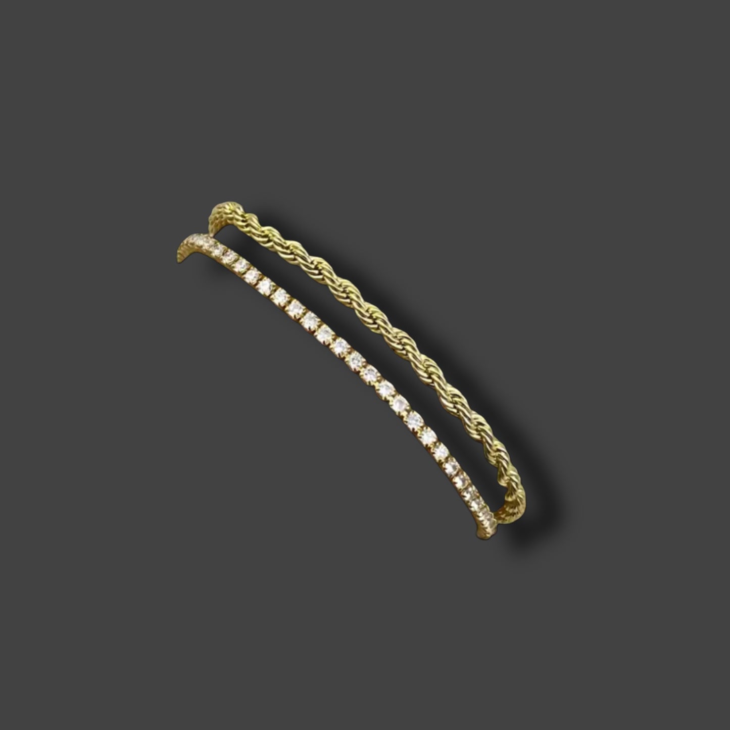 Armband 2-Set - vergoldet // A4