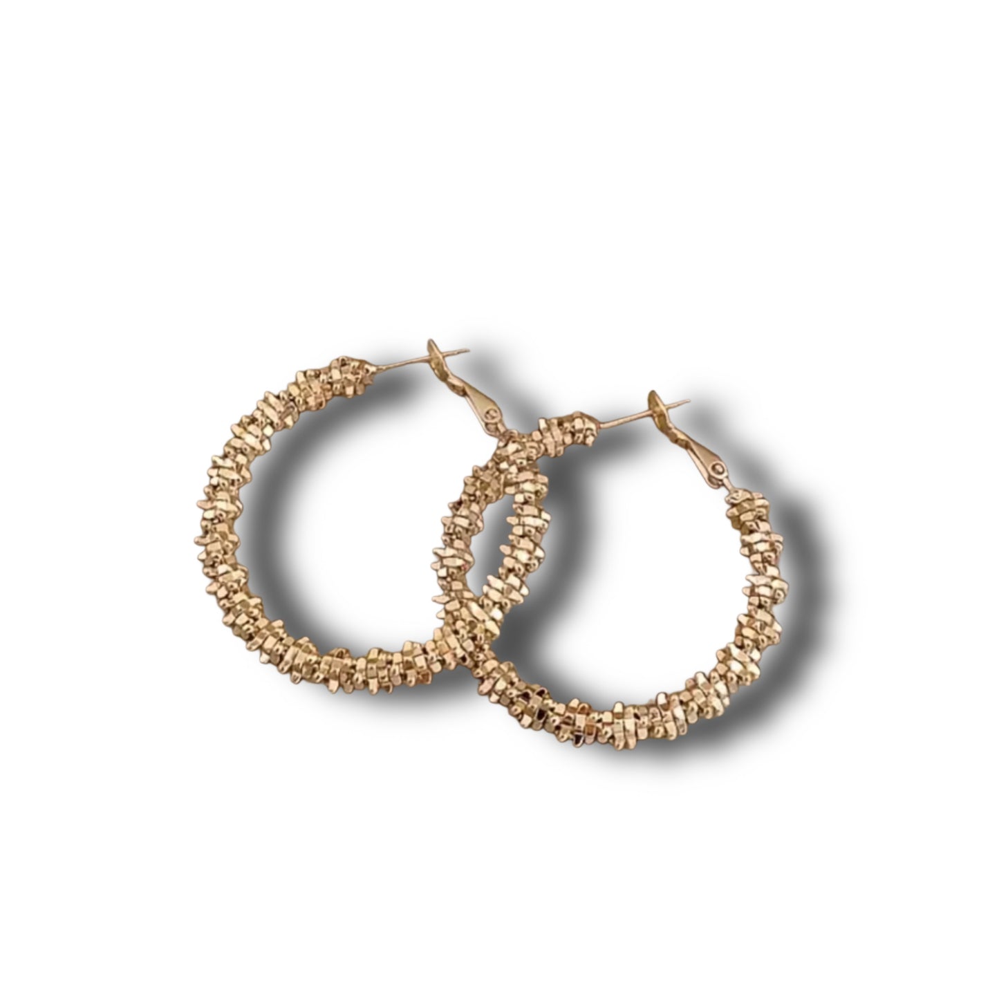 Ohrringe S925 goldene Creolen // O15