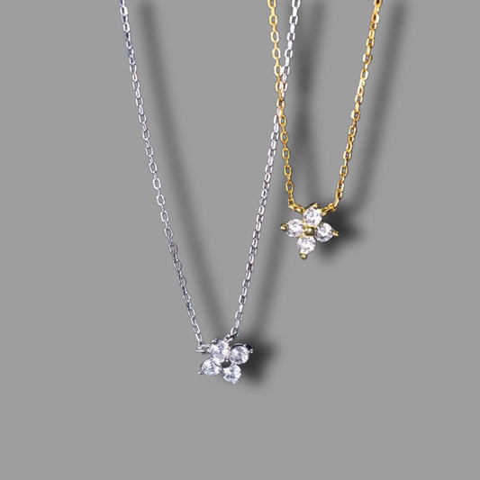 Kette „Zerah“ gold/silber - 925 Sterling Silber // H4