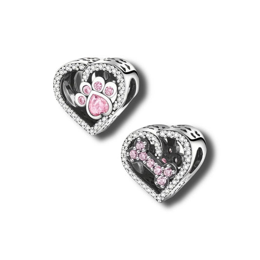 Charm Hundepfote und Knochen // C21