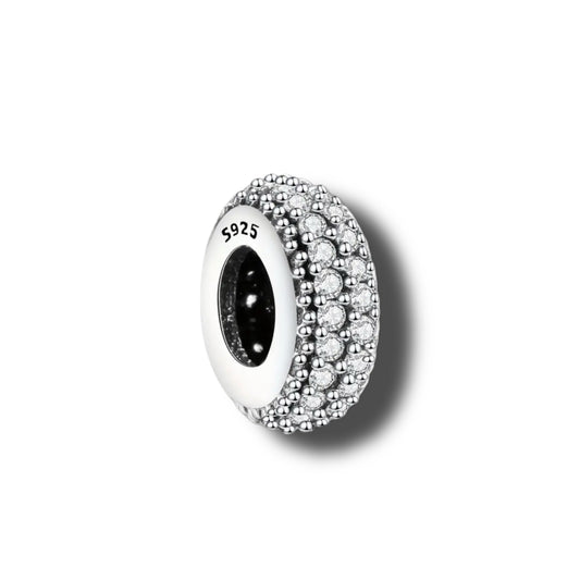 Charm „Novelle“ - 925 Sterling Silber Zwischenperle // C13