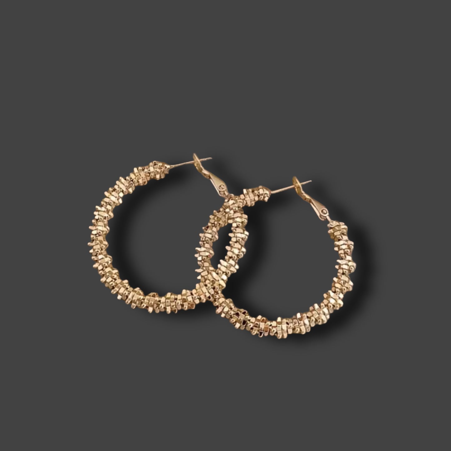 Ohrringe S925 goldene Creolen // O15